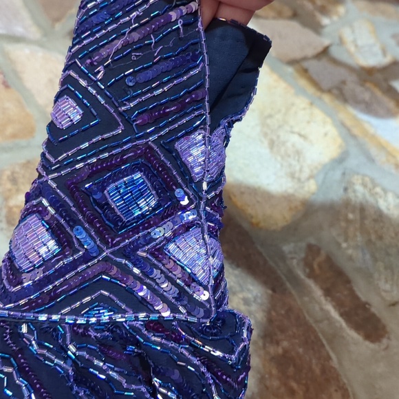 Judith and creations silk sequins evening top - Picture 6 of 16